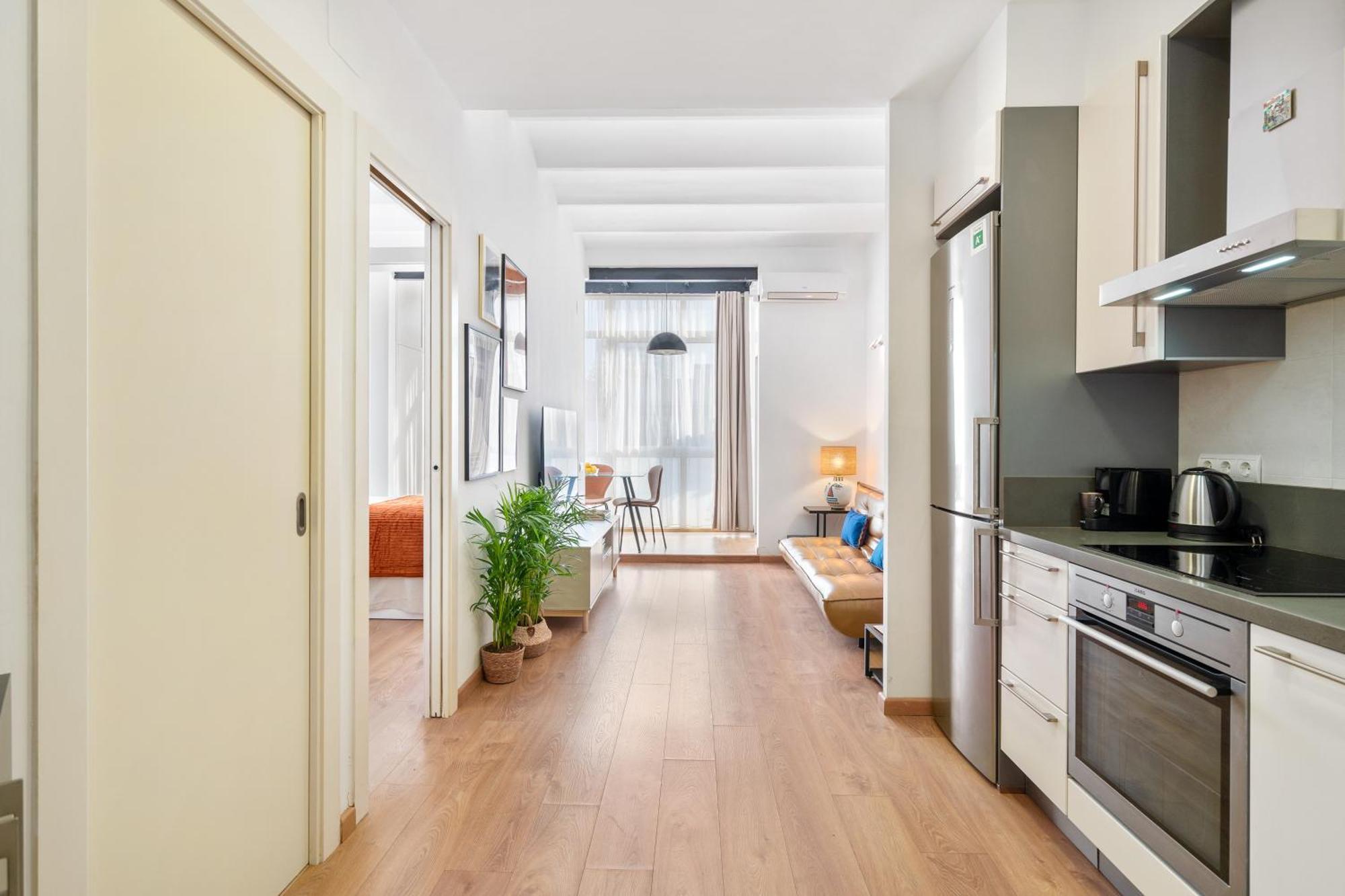 Apartment New Cozy 1 Bedroom, Next To Sants Estacio
